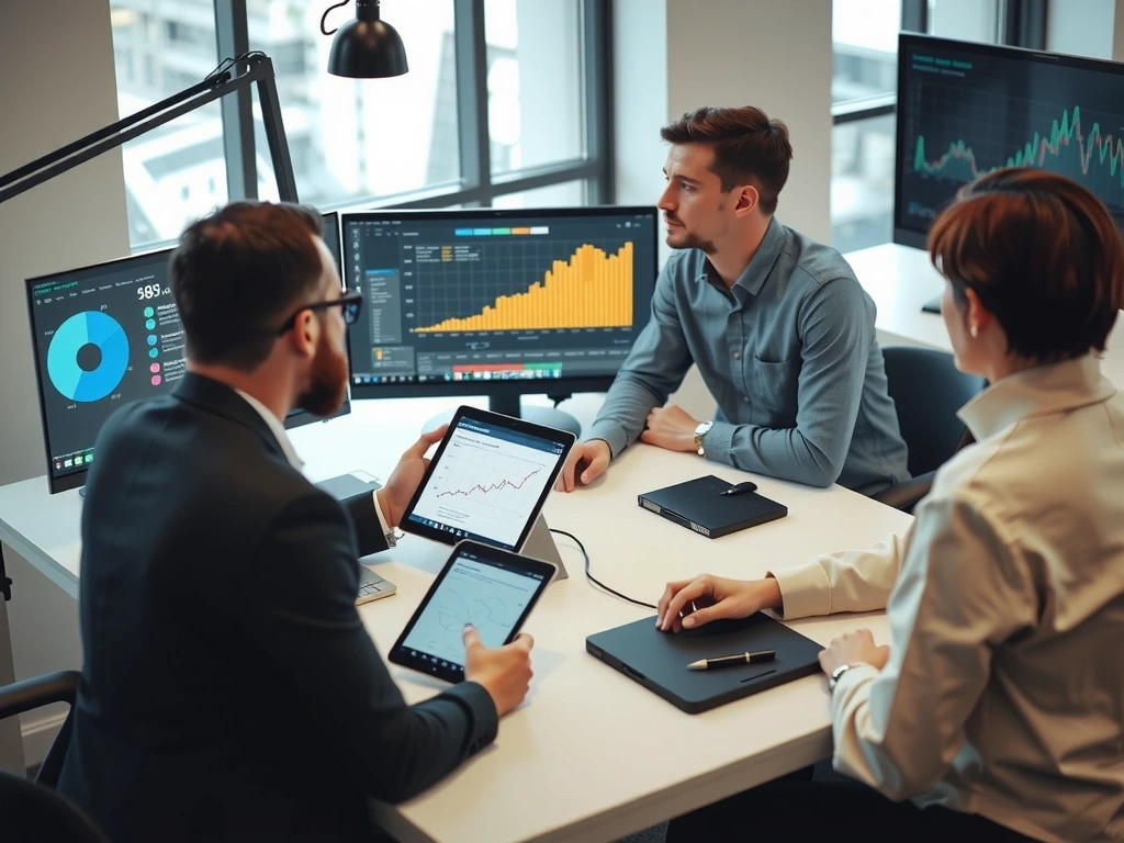 The analytics team at work